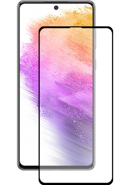 Samsung Galaxy A73 Tam Kaplayan Temperli Ekran Koruyucu Cam