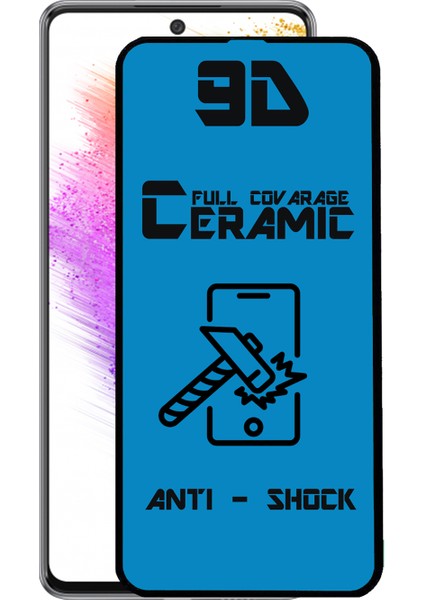 Samsung Galaxy A73 Tam Kaplayan Seramik Nano Esnek Ekran Koruyucu Cam