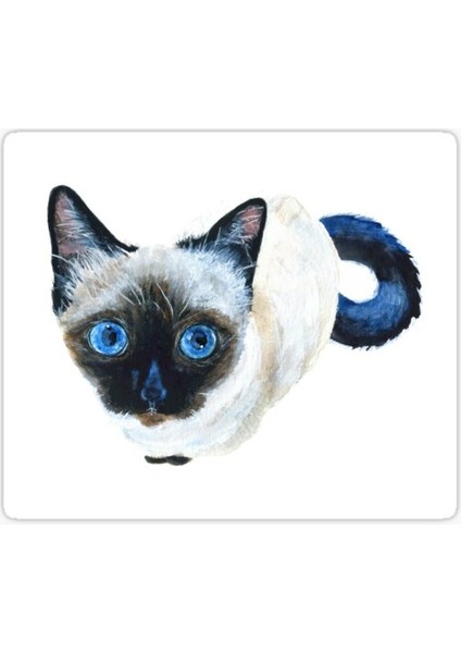 Ufak Bebek Kedi Araba Oto Sticker Etiket Renkli E7