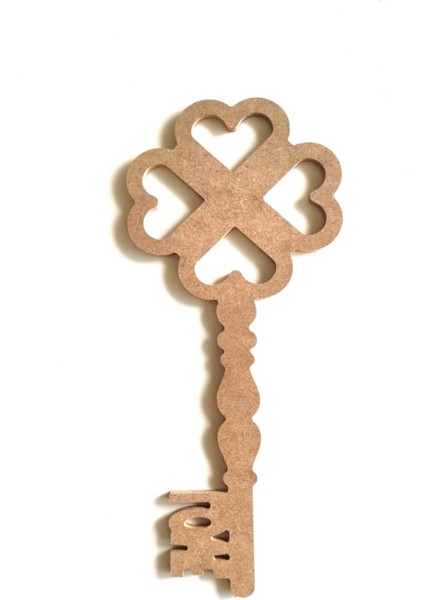 Anahtar Desen Boyanabilir Ham Mdf Hobi Ürünü /ahşap Anahtar