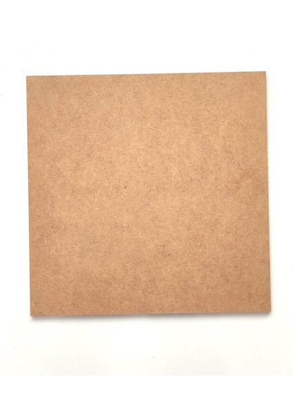 Boyanabilir Çok Amaçlı 33*33 cm Kare Levha Supla Ham Mdf 6 mm