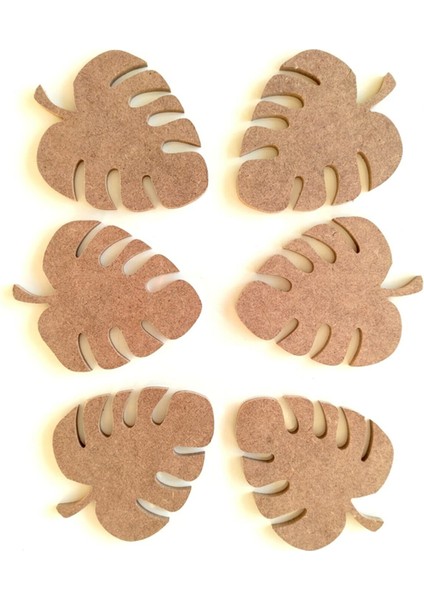 6 Lı Mini Yaprak Deve Tabanı 6 mm Boyanabilir Mdf