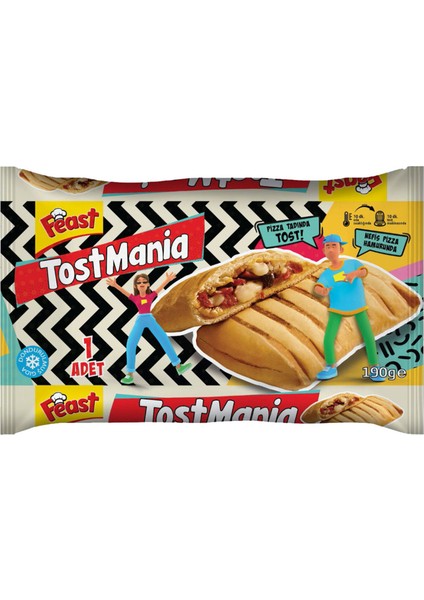 Dondurulmuş Tost Mania 190 gr