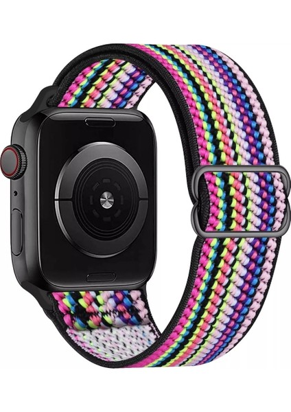 Apple Watch Uyumlu Saat Bandı ( 42-44-45 Mm)Ayarlanabilir Tokalı Esnek Hafif Kordon