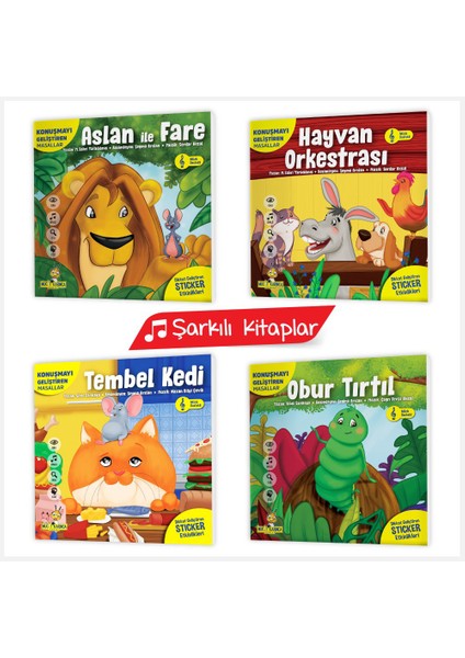 Uyku Öncesi Konuşturan Şarkılı Masallar Mucit Karınca Serisi 2+ Yaş