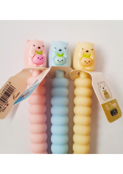 Ayıcıklı Perfect 07 Uçlu Versatil Kalem - 3 Adet/renk Pembe Mavi Kavuniçi fiyatları