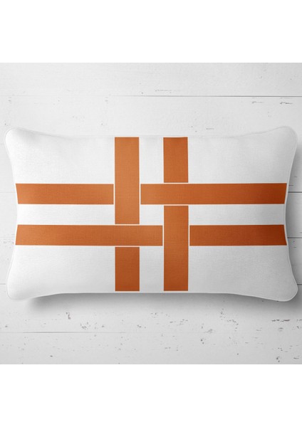 Kırlent Çift Tarafı Baskılı Dekoratif Marin Yastık Kılıfı