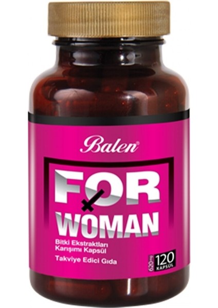 Forwoman 620 Mg 120 Kapsül For Woman Bitki Ekstraktları