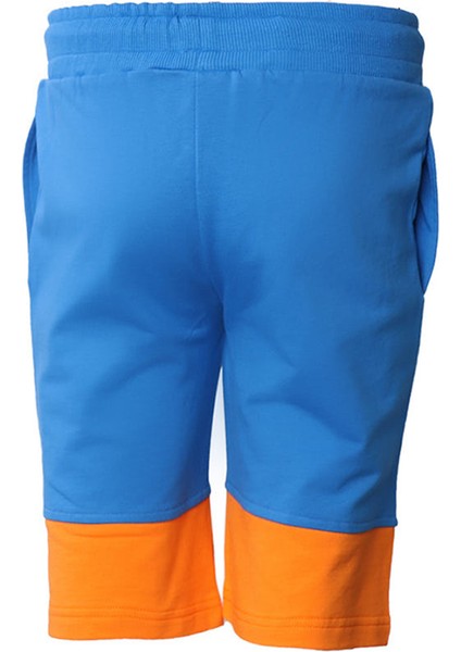 931376-2104 Regular Fit Baskılı Mavi Erkek Çocuk Şort fırsatları