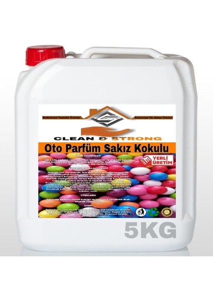 Oto Parfüm Sakız Kokusu 5kg