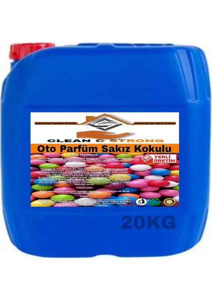 Oto Parfüm Sakız Kokusu 20KG