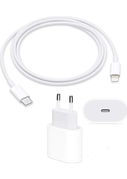 Apple iPhone Uyumlu Xs Max Şarj Aleti (Adaptör+Usb Kablo)