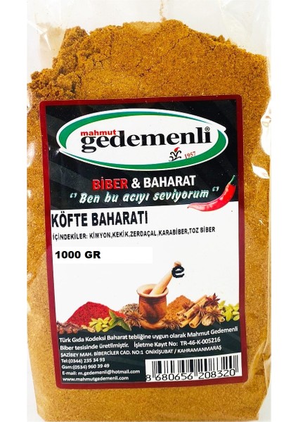 Köfte Baharatı 1 kg
