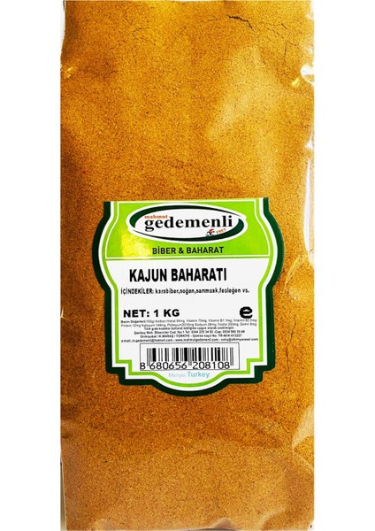 Kajun Baharatı  1 kg