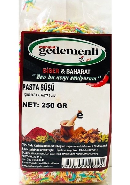 Pasta Süsü 250 gr