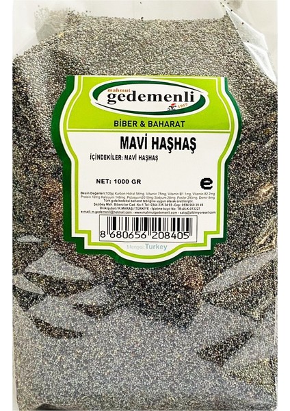Mavi Haşhaş 1 kg