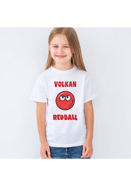 Isme Özel Red Ball 4 Crazy Kırmızı Top Redball Çocuk Tişört Mr-04 fiyatları