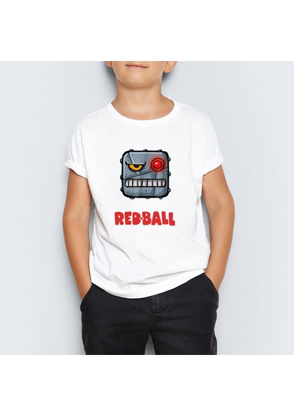 Red Ball 4 Crazy Kırmızı Top Redball Çocuk Tişört Mr-07