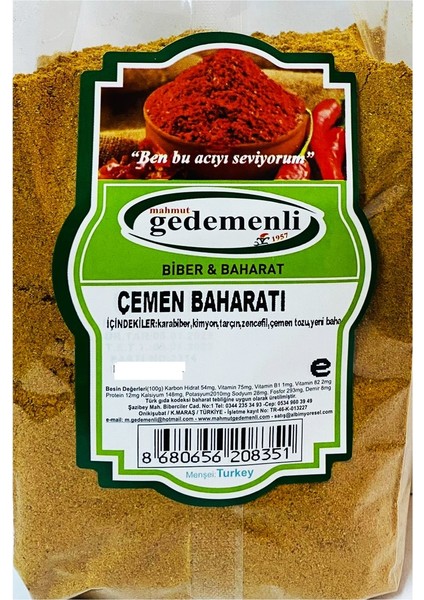 Çemen Baharatı 500 gr