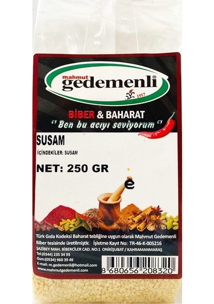 Susam 250 gr