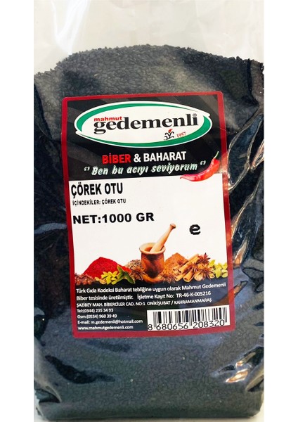 Çörekotu 1 kg