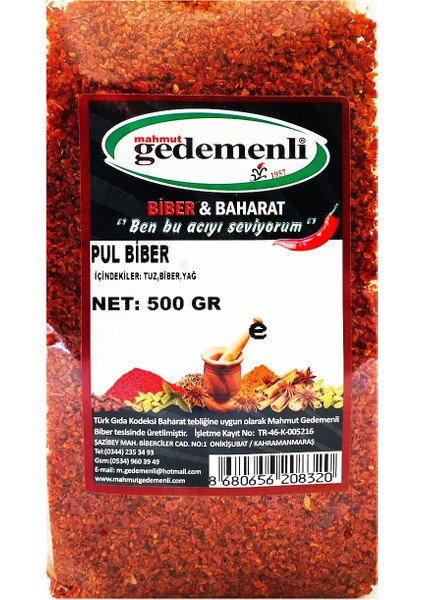 Kırmızı Pul Biber 500 gr