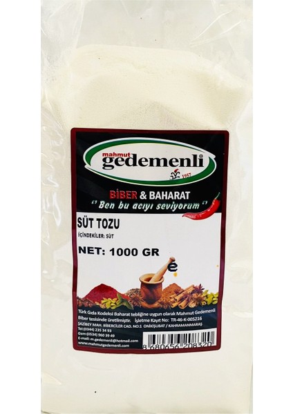 Süt Tozu 1 kg