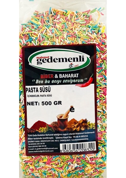 Pasta Süsü 500 gr