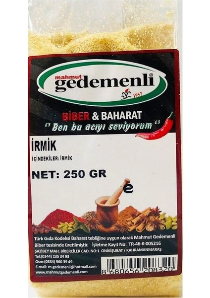 Irmik (Doğaldır) 250 gr