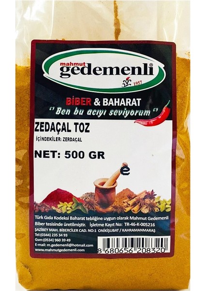 Zerdeçal Toz 500 gr