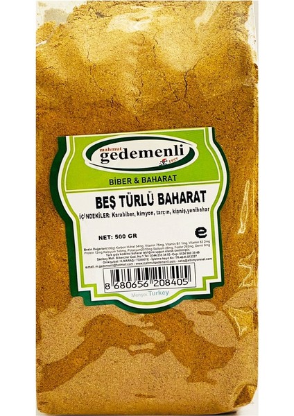 Beş Türlü Baharat 500 gr