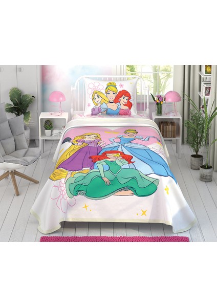 Disney Princess Tek Kişilik Lisanslı Pike Takımı