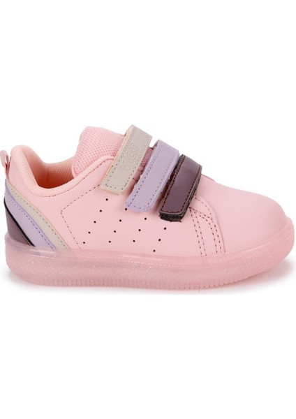 Sun Kız/erkek Çocuk Işıklı Pudra Sneaker Bebe Patik Filet Günlük Spor Ayakkabı 220.P21Y.212