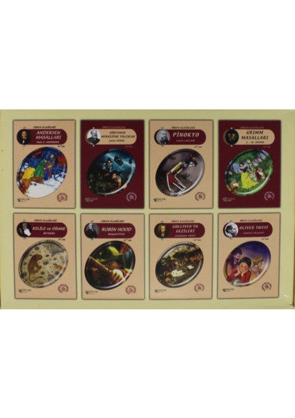 Çocuk Klasikleri Set 1 (8 Kitap Kutulu)