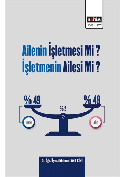 Ailenin Işletmesi Mi? Işletmenin Ailesi Mi? - Mehmet Akif Çini