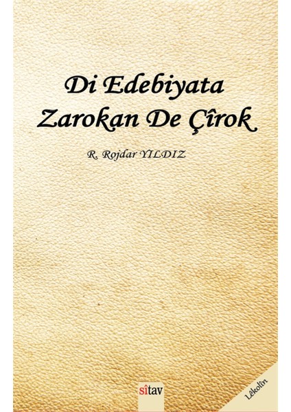 Di Edebiyata Zarokan De Çirok - R. Rojdar Yıldız