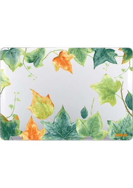 Macbook Air 13.3 Inç A1932 2018 Için Enkay Laotop Kılıf Sarmaşık Yaprağı Deseni (Yurt Dışından)