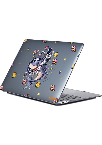 MacBook Pro 15.4 Inç A1707 Için Enkay Yıldız Kristal Kılıf Köpekbalığı Astronot (Yurt Dışından)