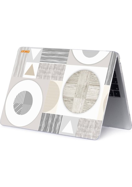 MacBook Pro 16.2 Inç A2485 2021 Için Enkay Laotop Kılıf Geometri No.3 (Yurt Dışından)