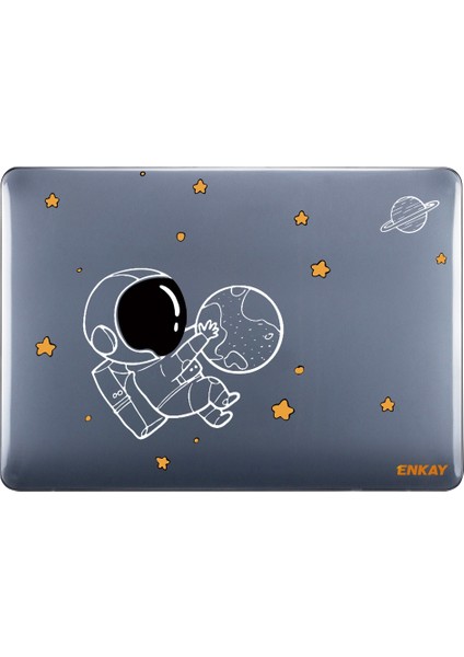 MacBook Pro 13.3 Inç A2251 Için Enkay Kristal Kılıf Uzay Adamı No.5 (Yurt Dışından)
