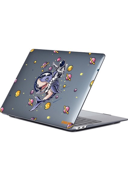 MacBook Pro 16 Inç A2141 Için Enkay Yıldız Kristal Kılıf Köpekbalığı Astronot (Yurt Dışından) modelleri
