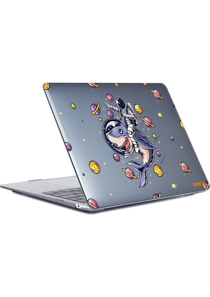 MacBook Pro 16 Inç A2141 Için Enkay Yıldız Kristal Kılıf Köpekbalığı Astronot (Yurt Dışından) fırsatları