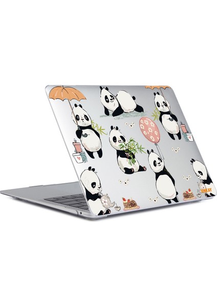 Macbook Pro 15.4 Inç A1707 Için Enkay Hayvan Kristal Kılıf Siyah - Beyaz (Yurt Dışından) modelleri