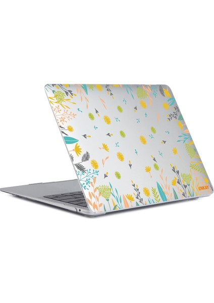 Macbook Pro 16 Inç A2141 Için Enkay Çiçek Kristal Kılıf Sarı (Yurt Dışından) fiyatları