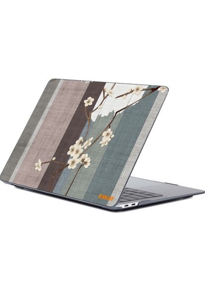 MacBook Pro 16 Inç A2141 Için Enkay Vintage Desen Kılıf Erik Çiçeği (Yurt Dışından) modelleri