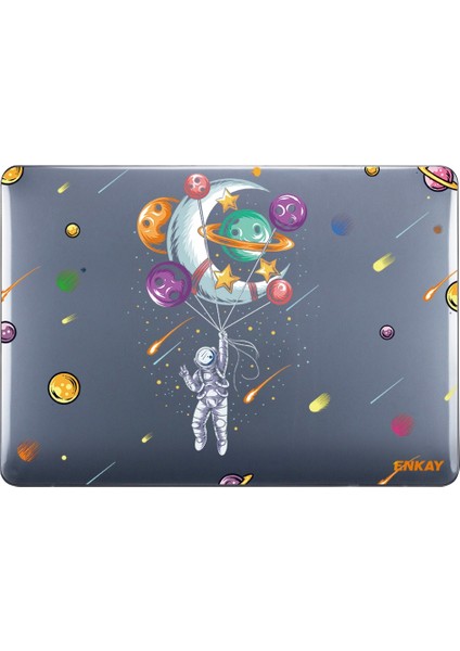 MacBook Pro 16.2 Inç A2485 2021 Için Enkay Yıldız Kristal Kılıf Balon Astronot (Yurt Dışından)