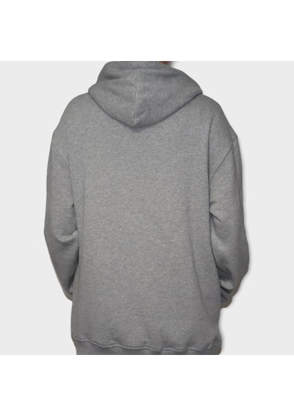 Sweatshirt Kapuşonlu Pamuklu Oversize