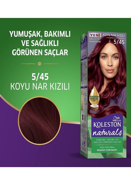 Koleston Naturals Koyu Nar Kızılı 5.45