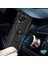Samsung Galaxy M22 Kılıf Military Ring Holder Rose Gold 5