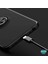 Vivo Y33S Kılıf Kickstand Ring Holder Siyah Rose 5